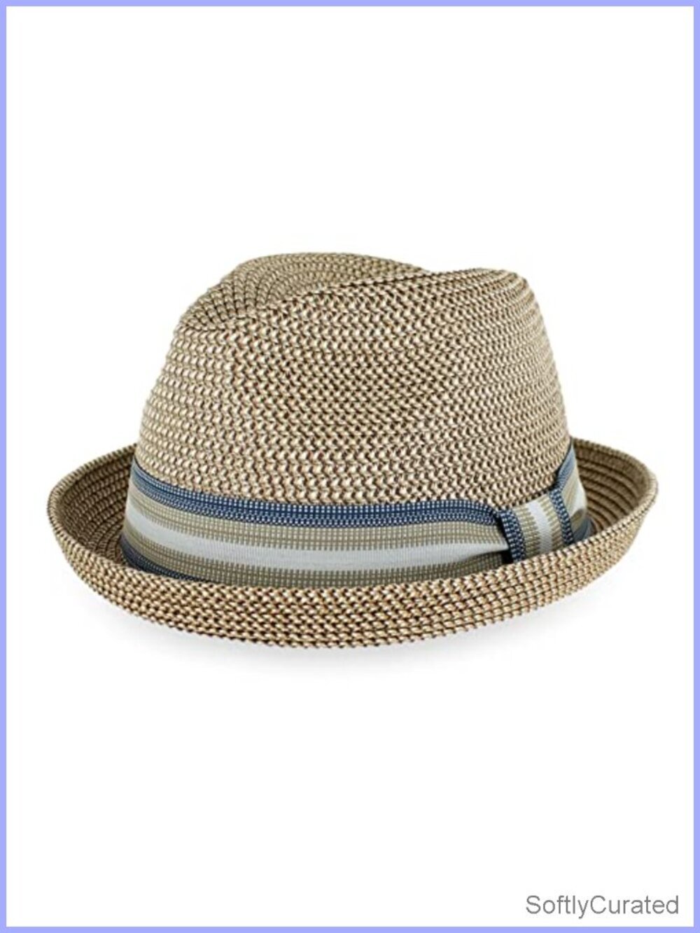 Straw Fedora Hat with Adjustable Fit for Summer Outdoor Wear